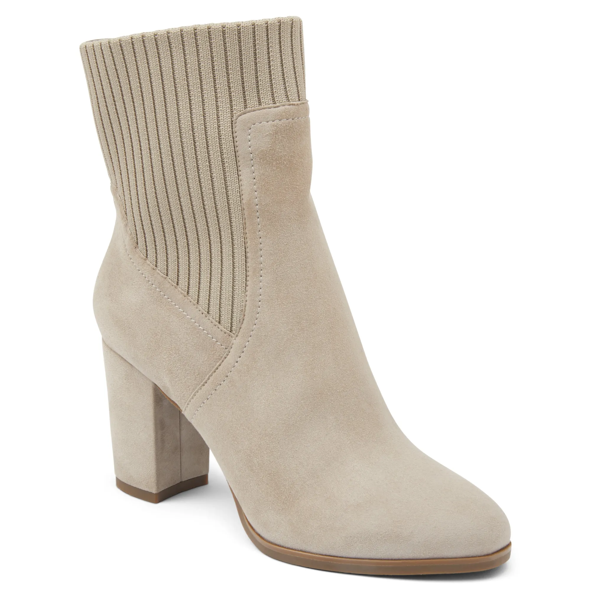 Outlet Vionic Kaylee Ankle Boot Black Suede Knit|Dark Taupe Suede/Knit|Olive|Toffee