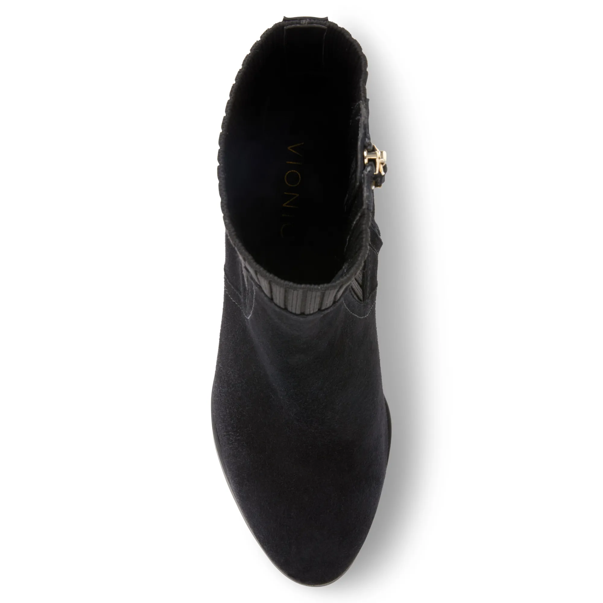 Outlet Vionic Kaylee Ankle Boot Black Suede Knit|Dark Taupe Suede/Knit|Olive|Toffee