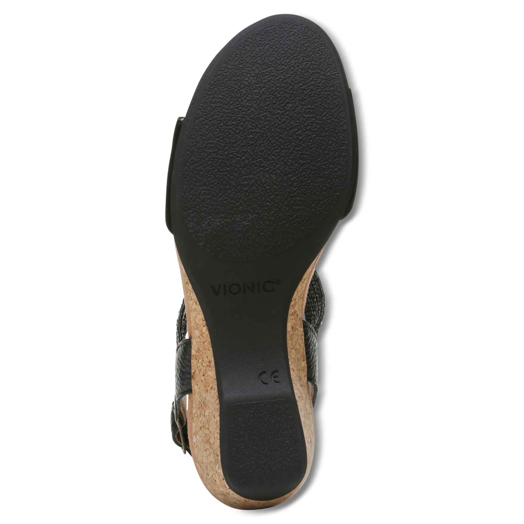 Online Vionic Kaytie Wedge Sandal Black|Blue Haze|Clay|Semolina