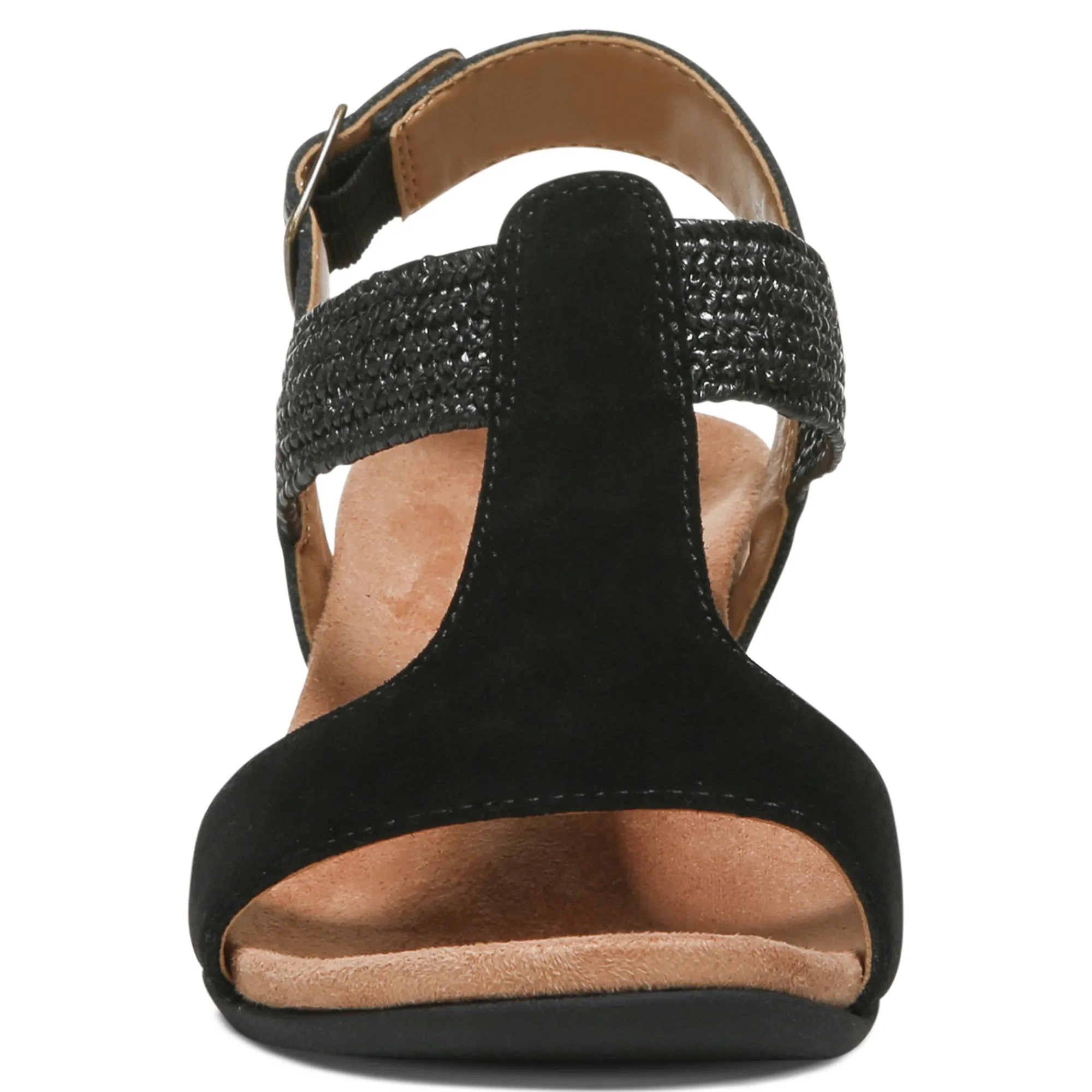 Online Vionic Kaytie Wedge Sandal Black|Blue Haze|Clay|Semolina