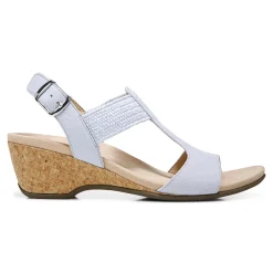 Online Vionic Kaytie Wedge Sandal Black|Blue Haze|Clay|Semolina