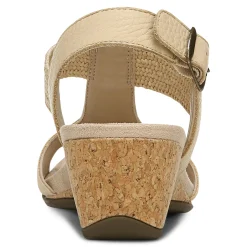 Online Vionic Kaytie Wedge Sandal Black|Blue Haze|Clay|Semolina