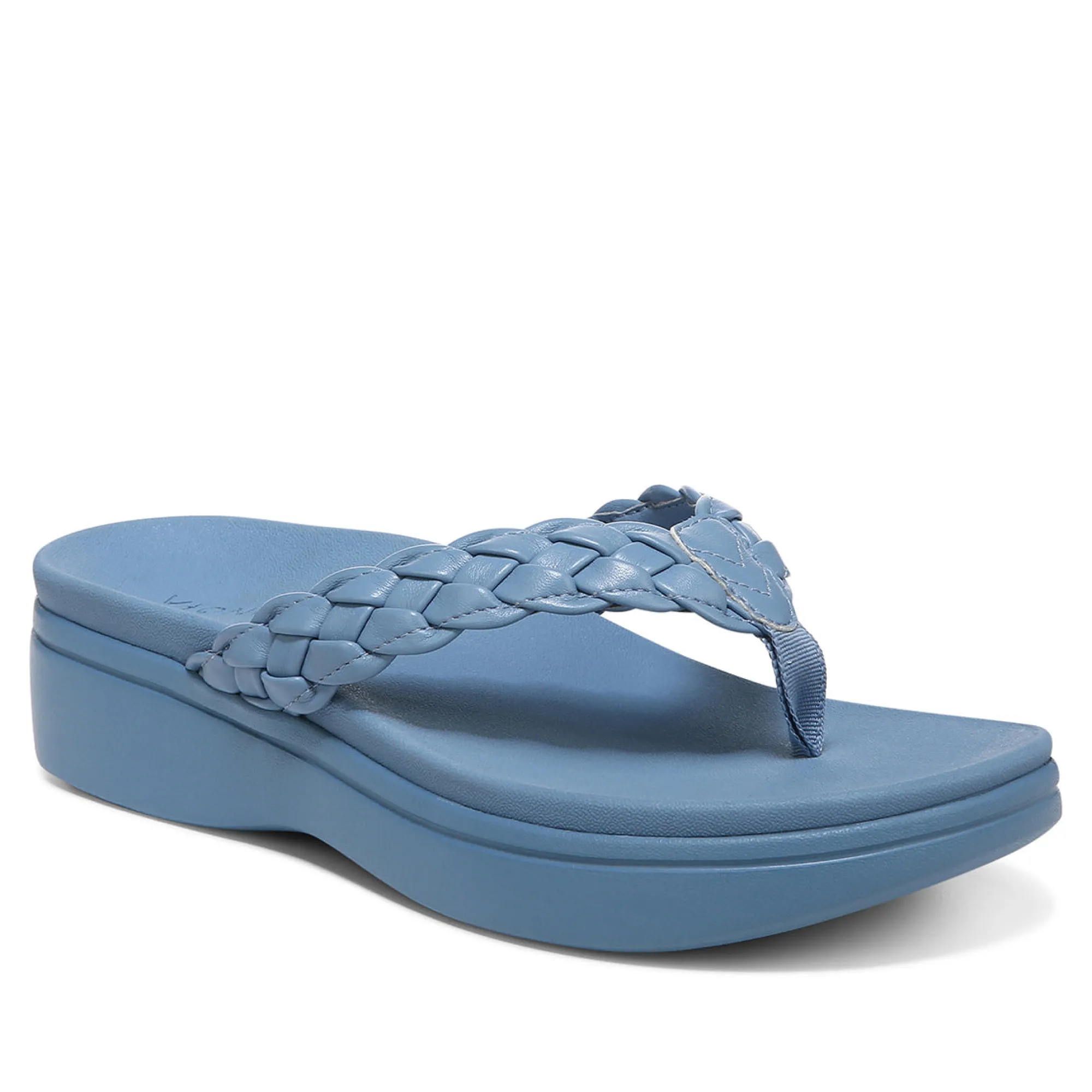New Vionic Kenji Platform Sandal Ii Blue Shadow|Menta|Shell Pink