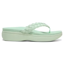 New Vionic Kenji Platform Sandal Ii Blue Shadow|Menta|Shell Pink