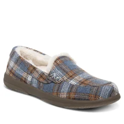 Store Vionic Lynez Slipper Ii Blue Plaid|Cloud Pink|Fuji Apple|Semolina