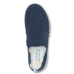 Discount Vionic Malibu Slip On Black|Cream|Lake Blue|Light Grey