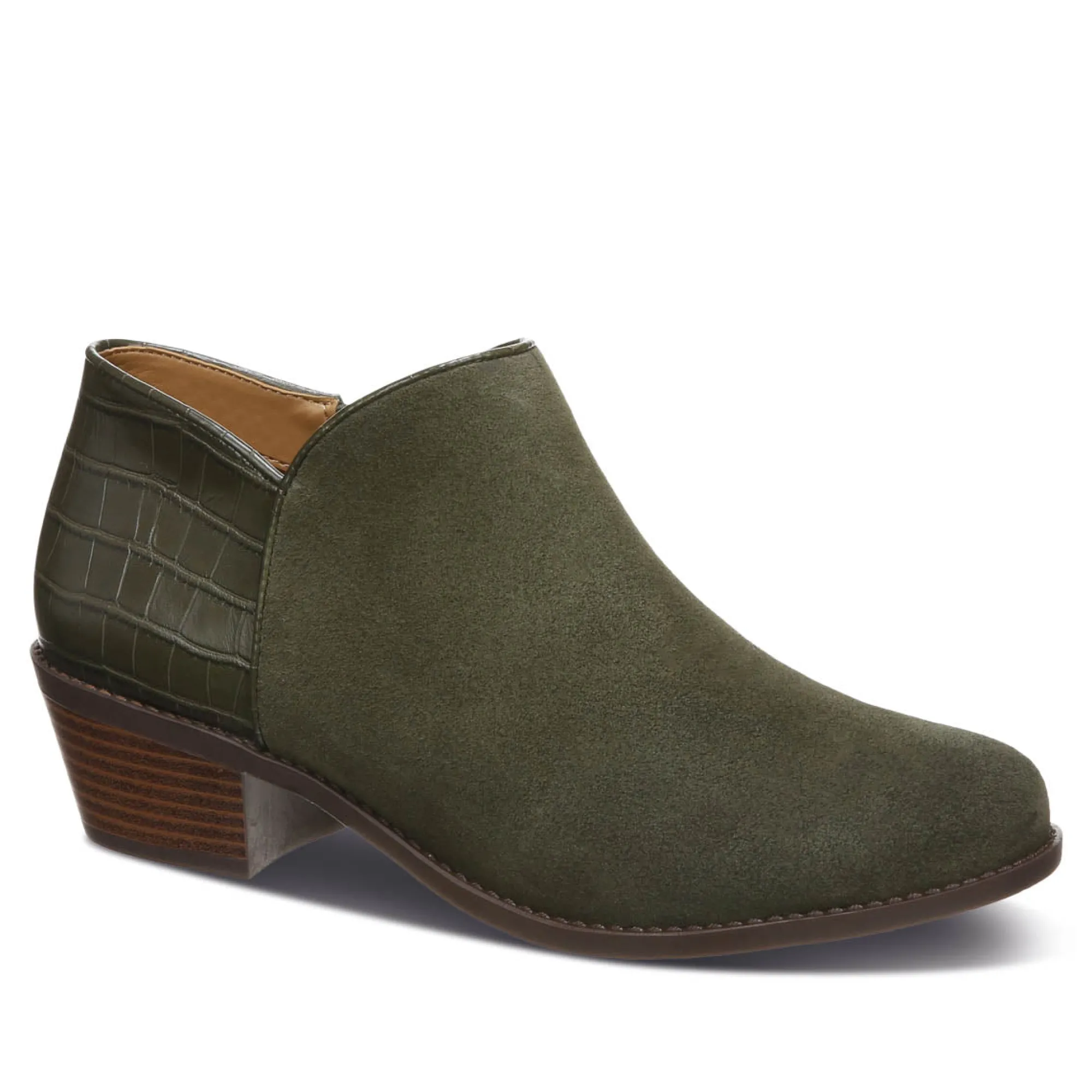 Online Vionic Marissa Ankle Bootie Black|Chocolate|Olive