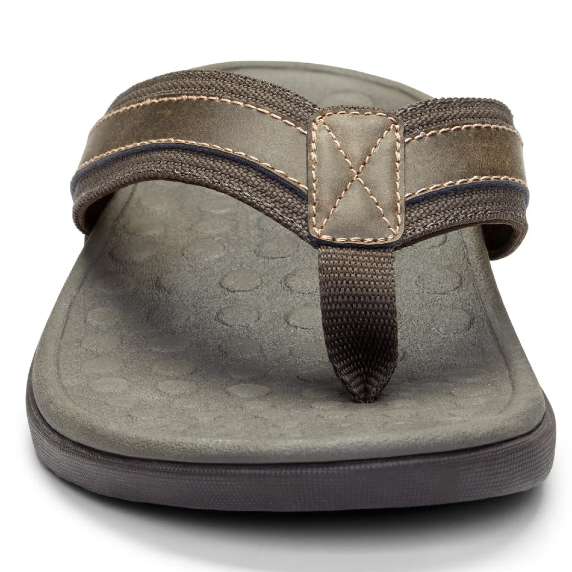 Best Vionic Men'S Tide Toe Post Sandal Black|Brown|Charcoal|Navy
