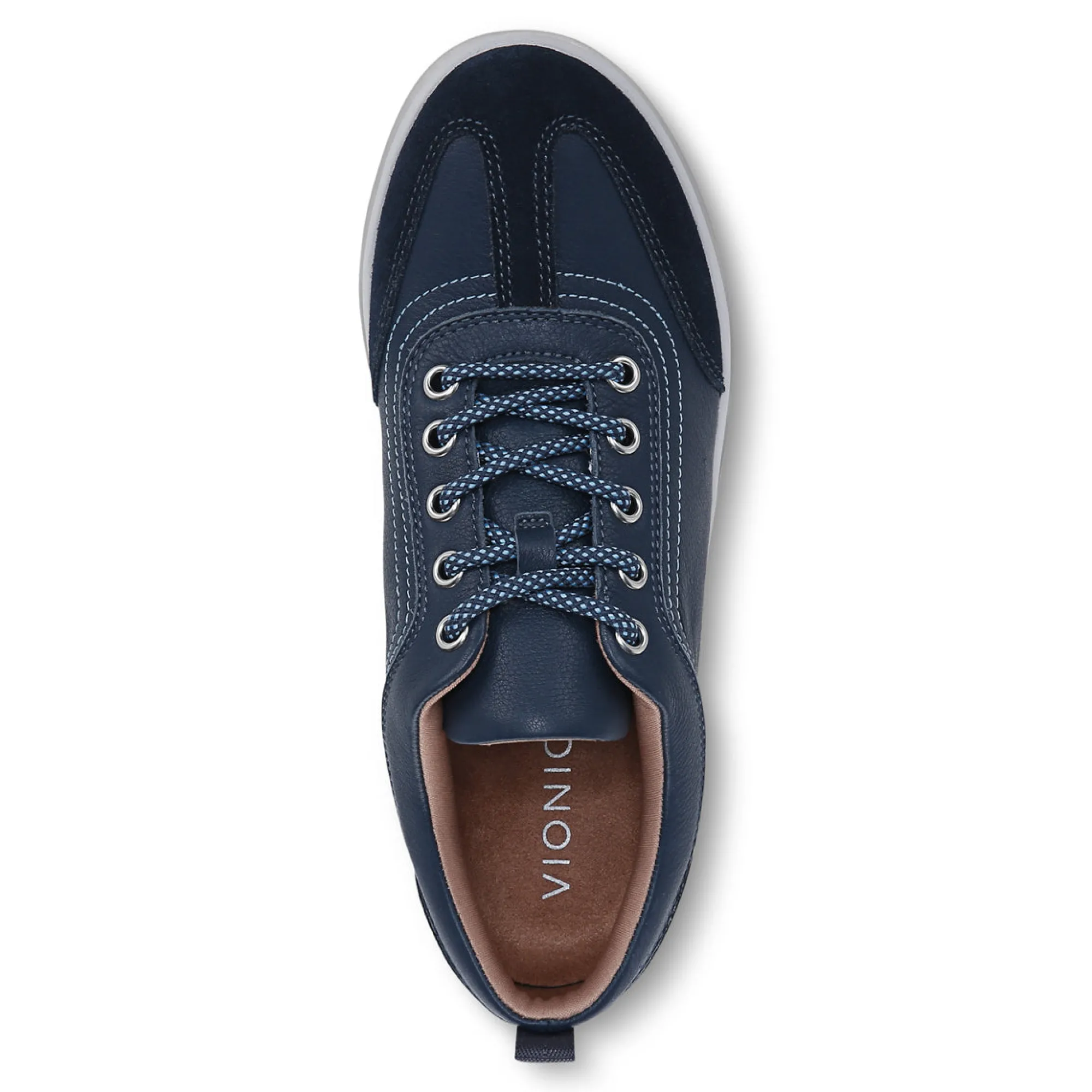 Shop Vionic Nyla Sneaker Black|Marshmallow|Navy