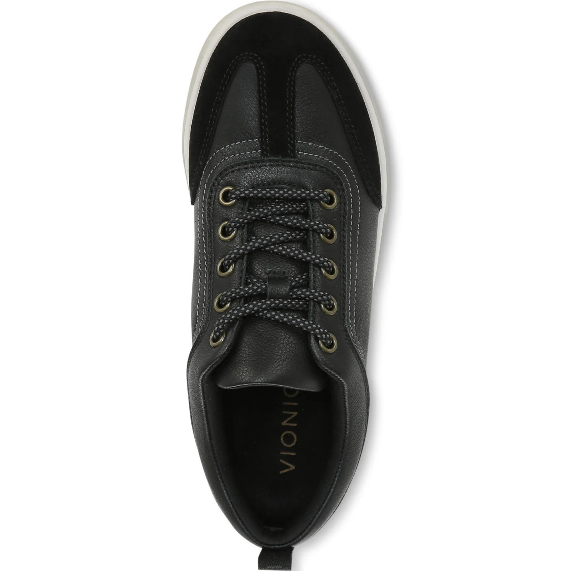 Shop Vionic Nyla Sneaker Black|Marshmallow|Navy