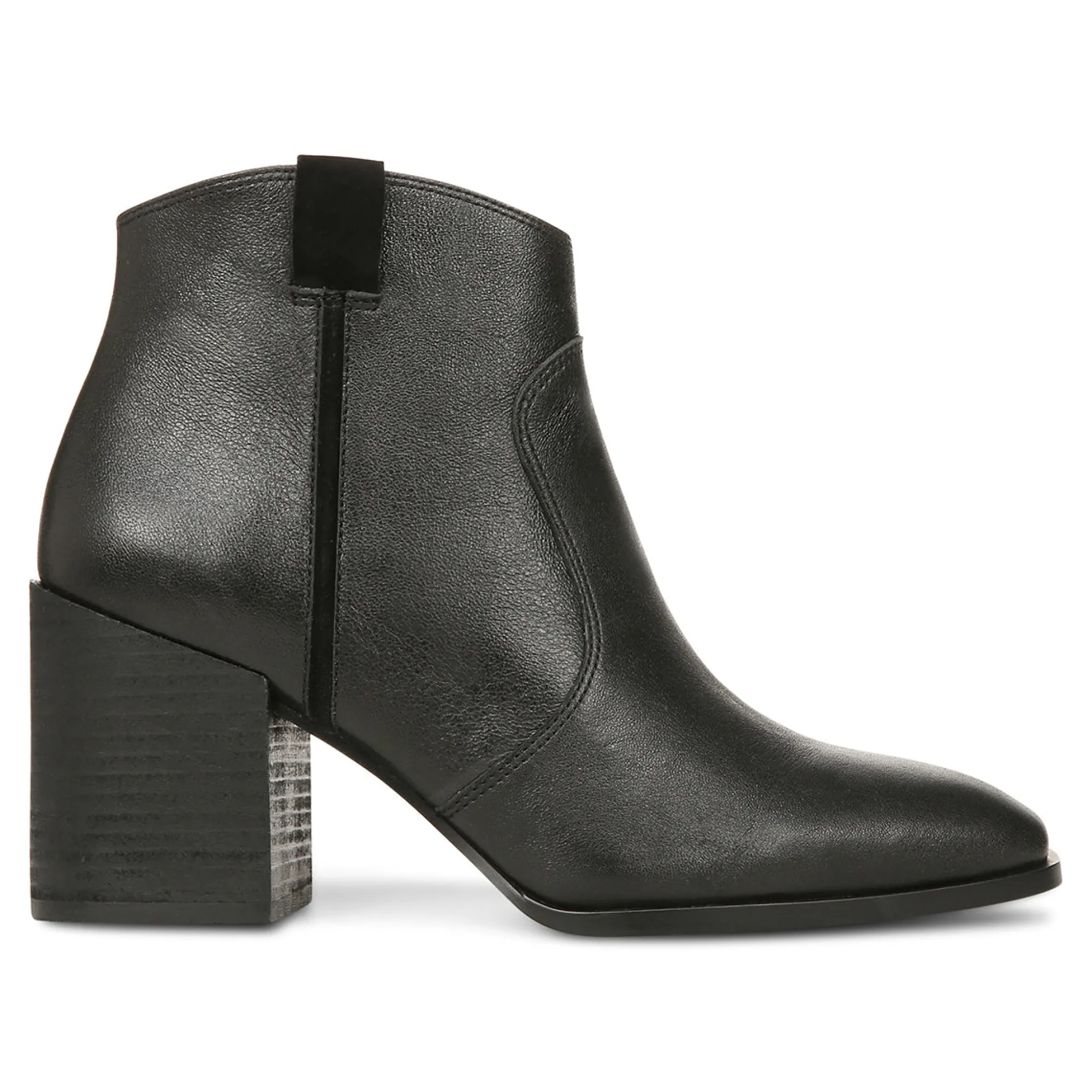 New Vionic Regan Ankle Bootie Black Vintage Lthr|Chocolate Vintage Lthr|Greige Vintage