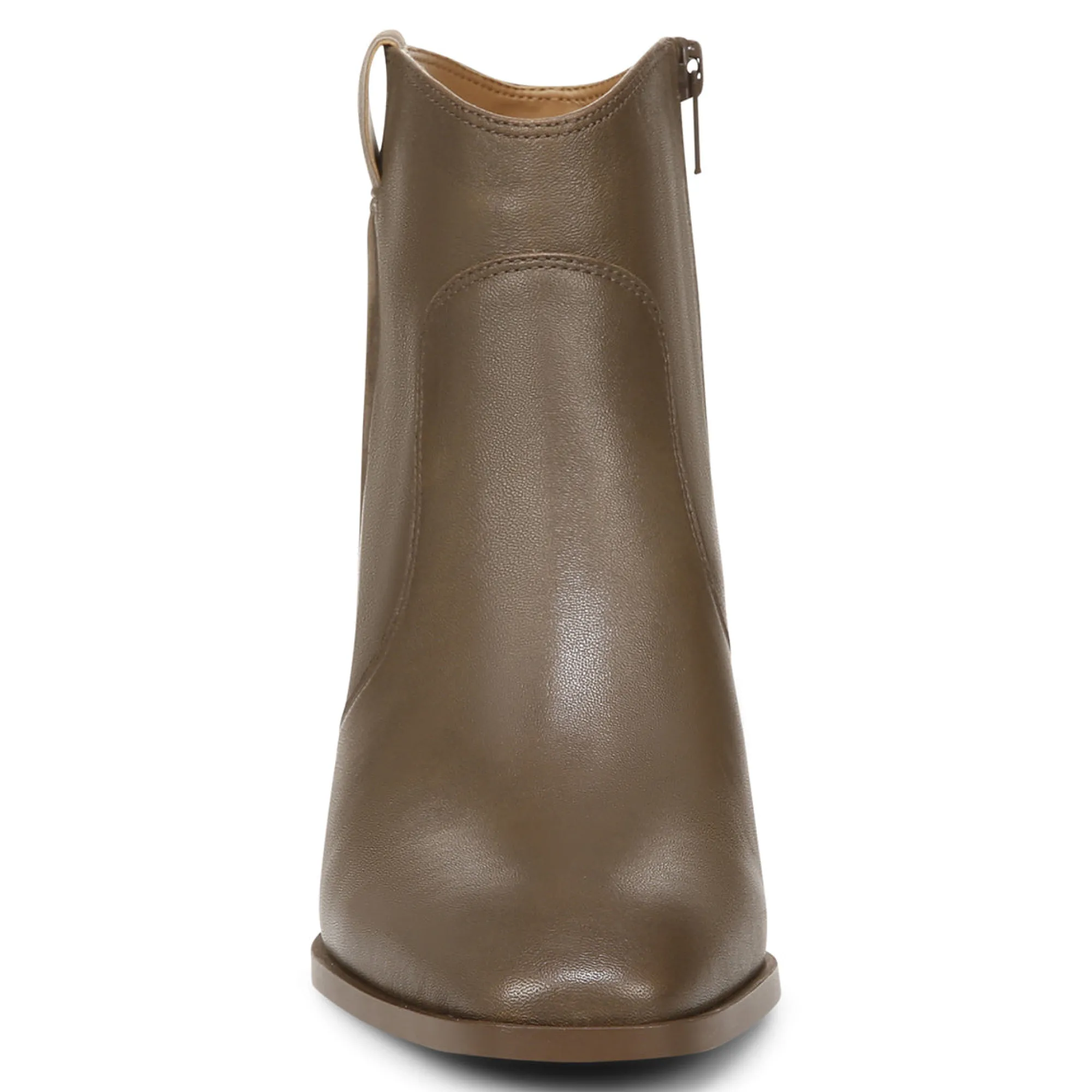 New Vionic Regan Ankle Bootie Black Vintage Lthr|Chocolate Vintage Lthr|Greige Vintage