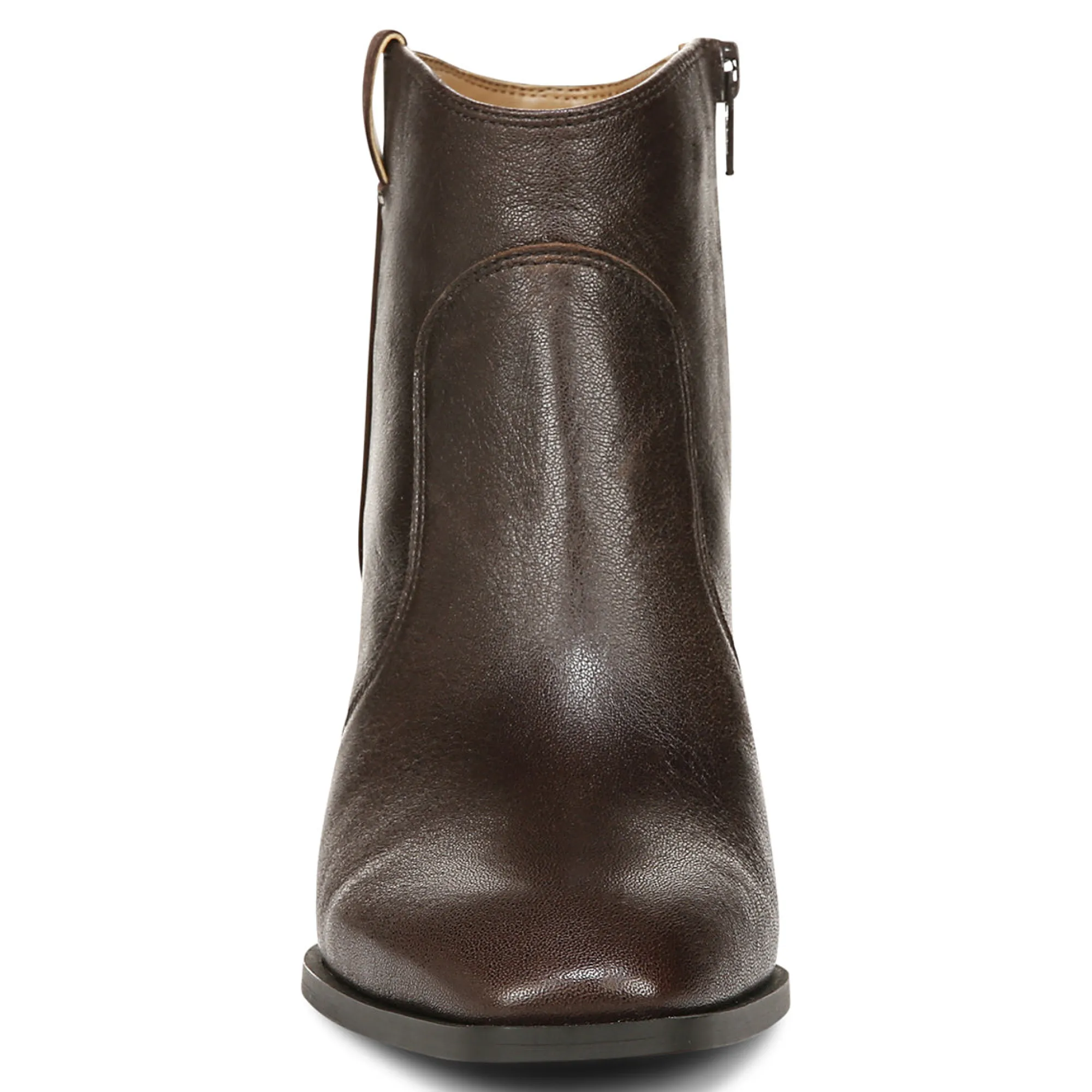 New Vionic Regan Ankle Bootie Black Vintage Lthr|Chocolate Vintage Lthr|Greige Vintage