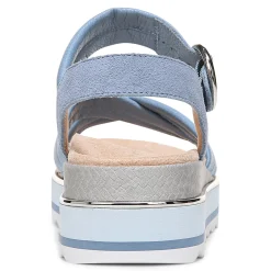 Outlet Vionic Reyna Platform Sandal Black|Blue Shadow|Cream|Vapor