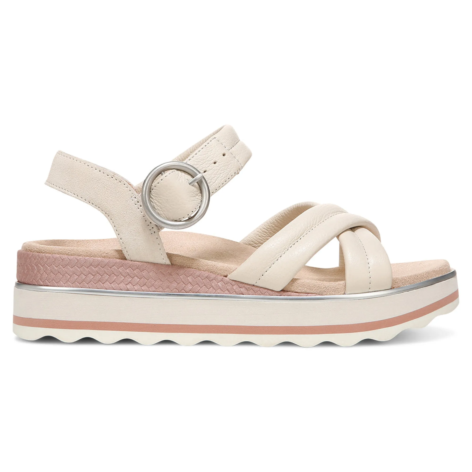 Outlet Vionic Reyna Platform Sandal Black|Blue Shadow|Cream|Vapor