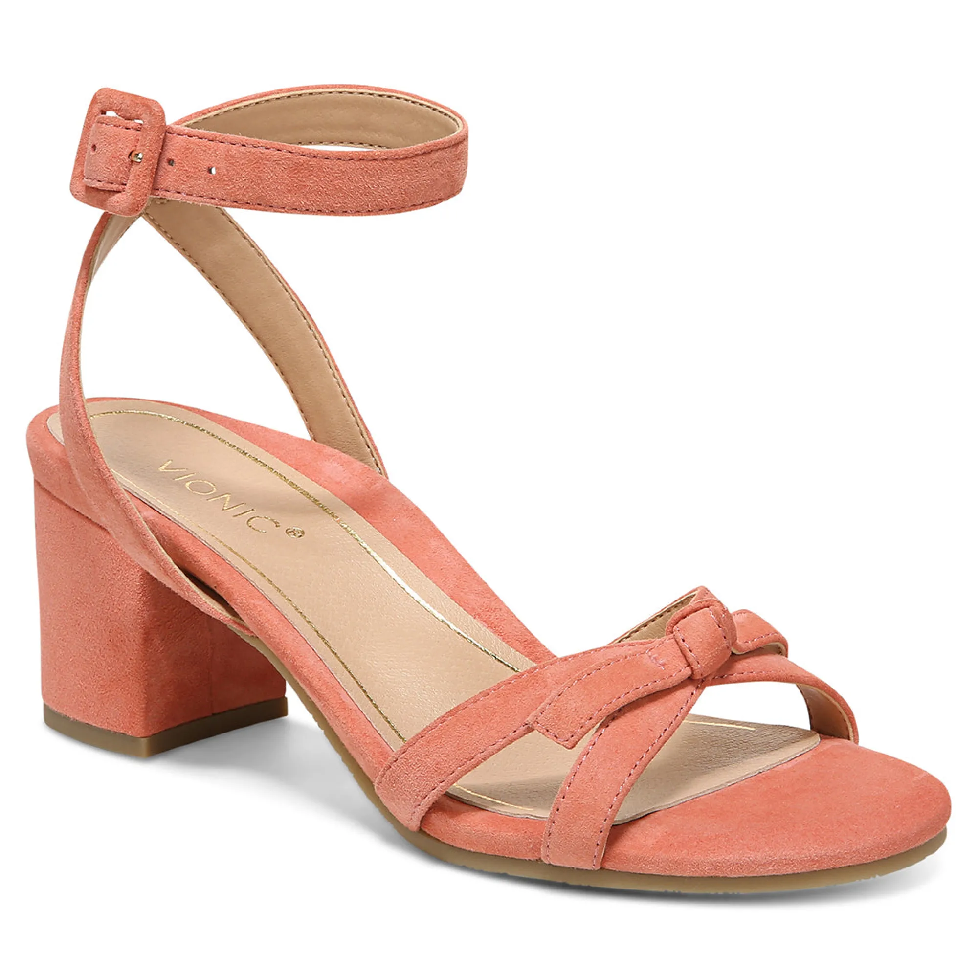 Outlet Vionic Rosabel Heeled Sandal Terracotta|Black|Wheat