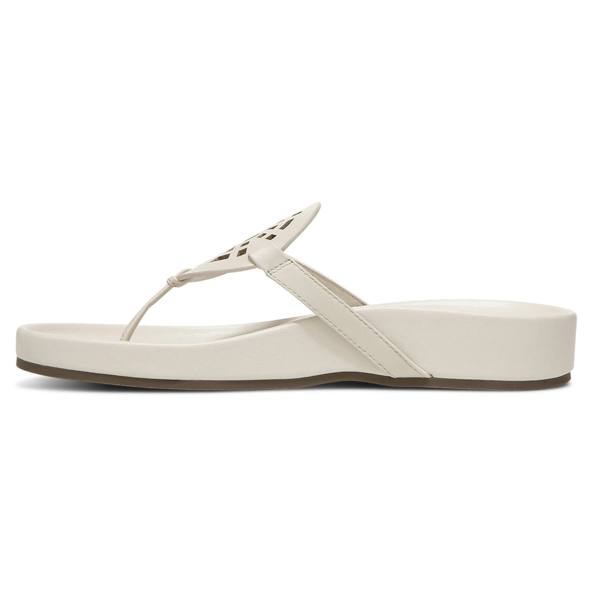 Clearance Vionic Solari Toe Post Sandal Clay|Black|Cream
