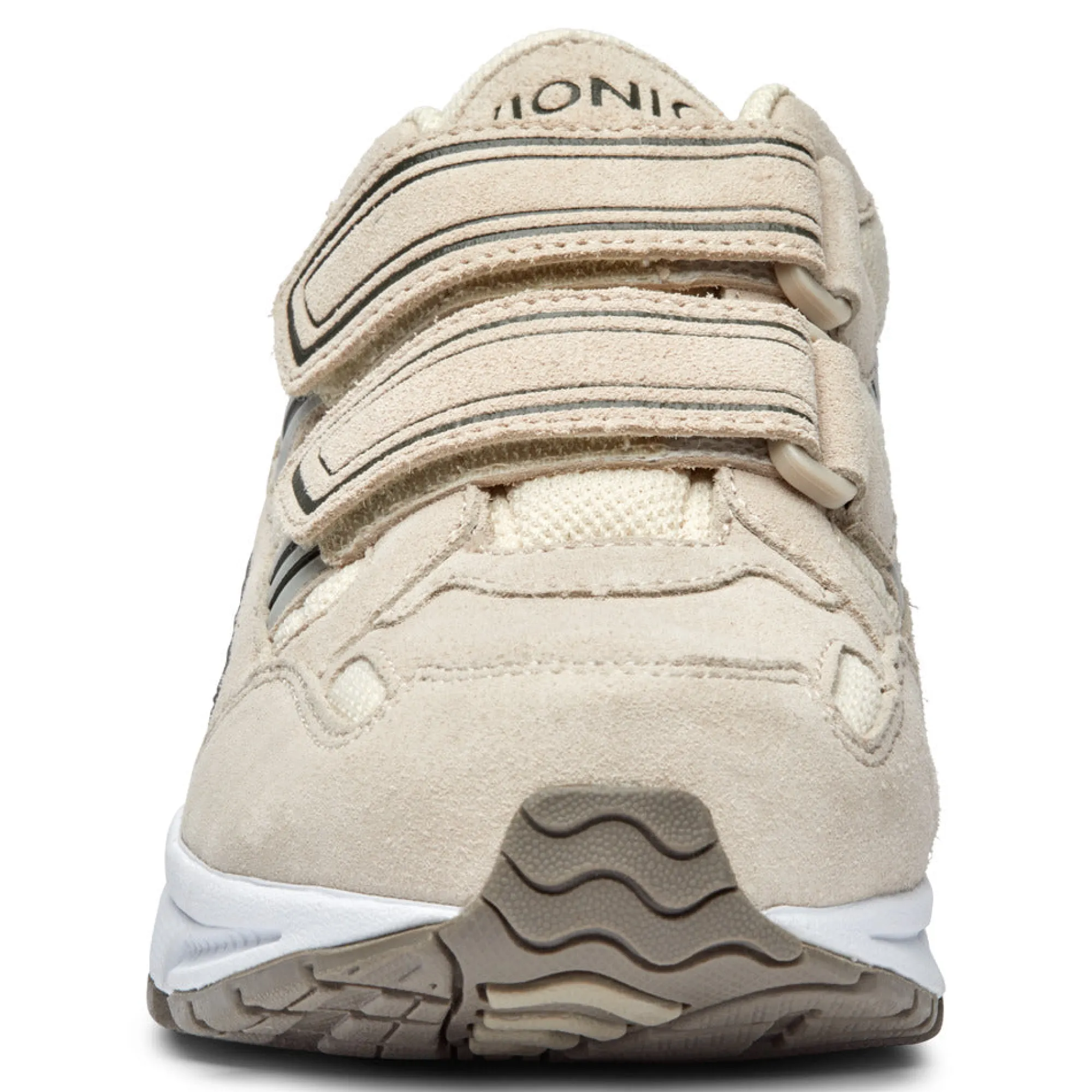 Hot Vionic Tabi Walker (Wide) Black|Cream Suede|White-Blue