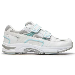 Hot Vionic Tabi Walker (Wide) Black|Cream Suede|White-Blue