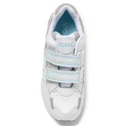 Hot Vionic Tabi Walker (Wide) Black|Cream Suede|White-Blue