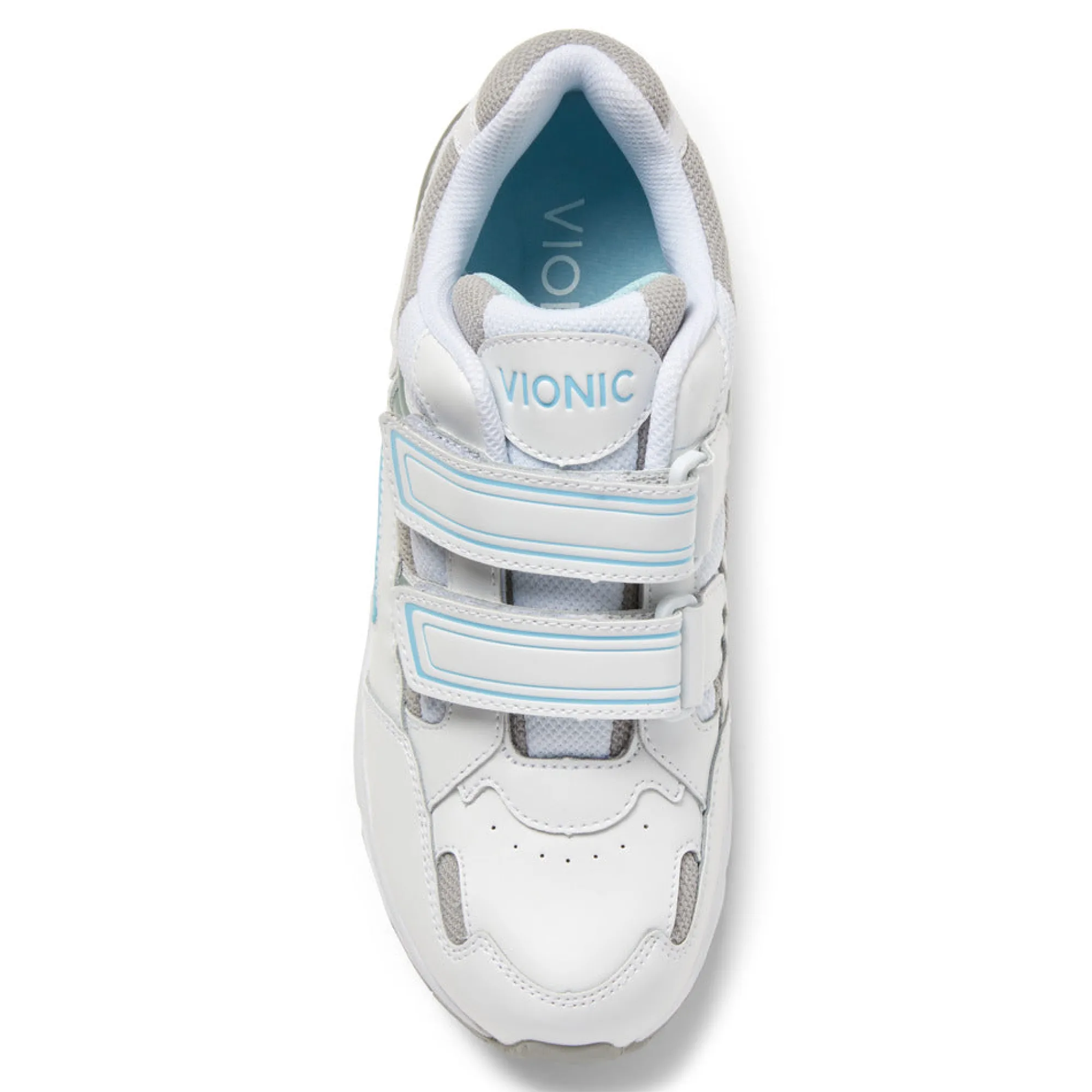 Hot Vionic Tabi Walker (Wide) Black|Cream Suede|White-Blue