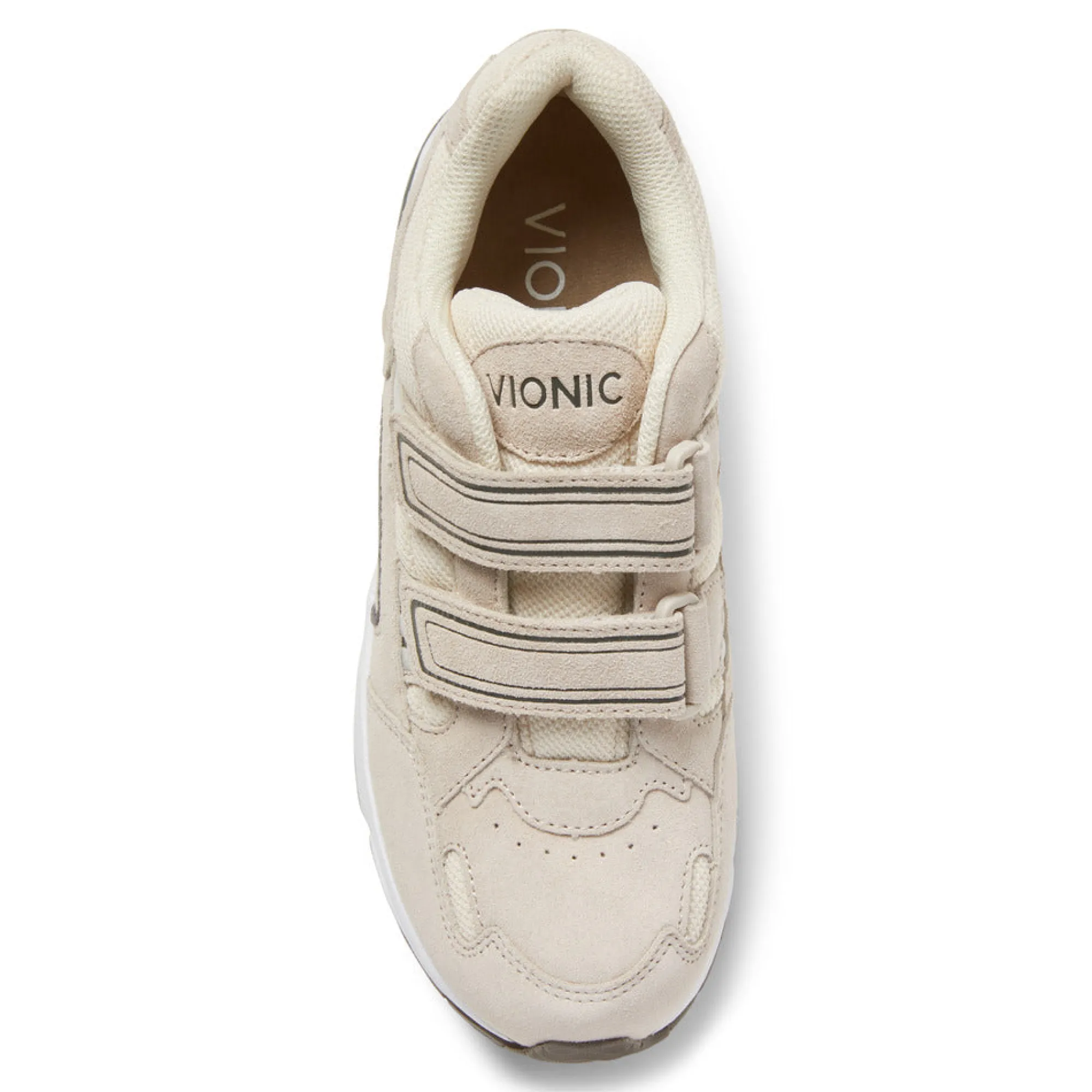 Hot Vionic Tabi Walker (Wide) Black|Cream Suede|White-Blue