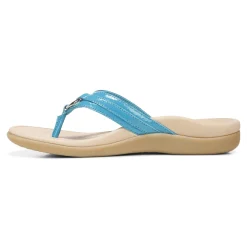 Hot Vionic Tide Aloe Toe Post Sandal Ii Lake Blue|Love Potion|Marigold|Olive