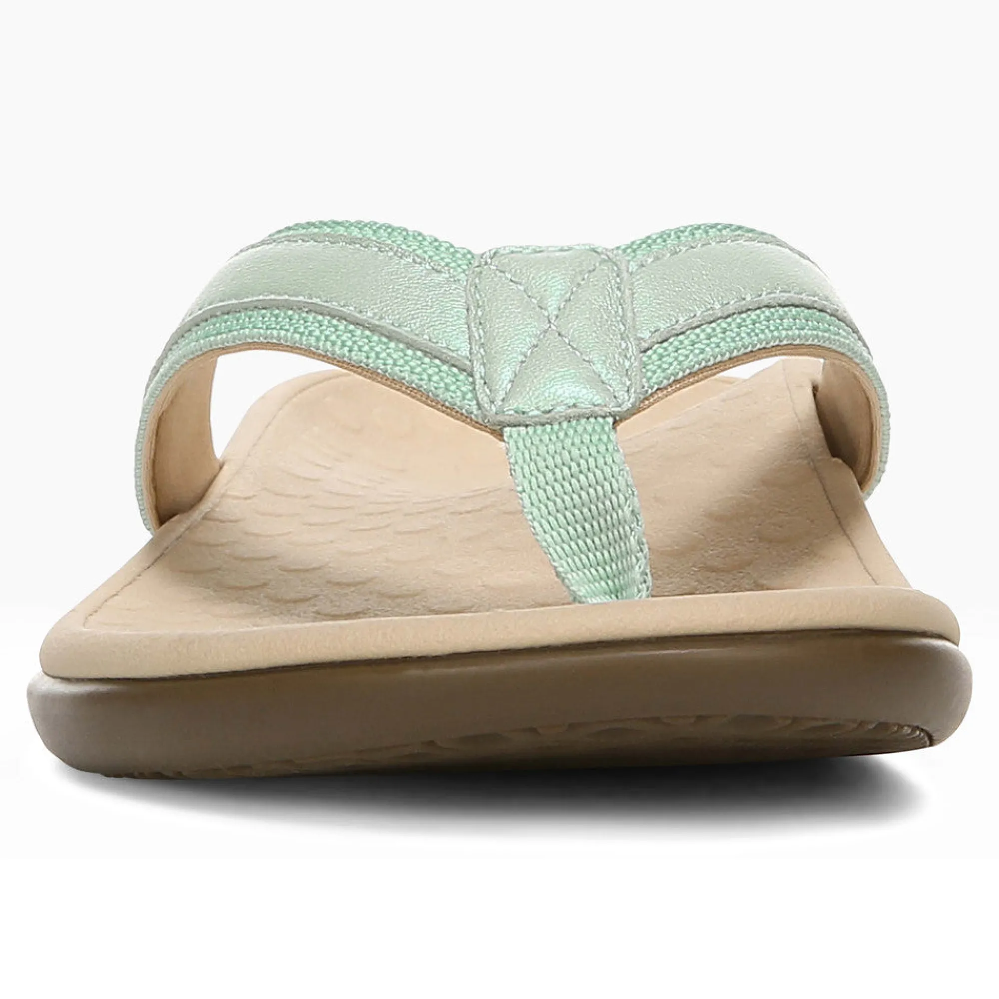 Outlet Vionic Tide Ii Toe Post Sandal Black|Bronze|Gold Cork|Lichen