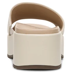 Fashion Vionic Trista Platform Sandal Black Tumbled|Cream