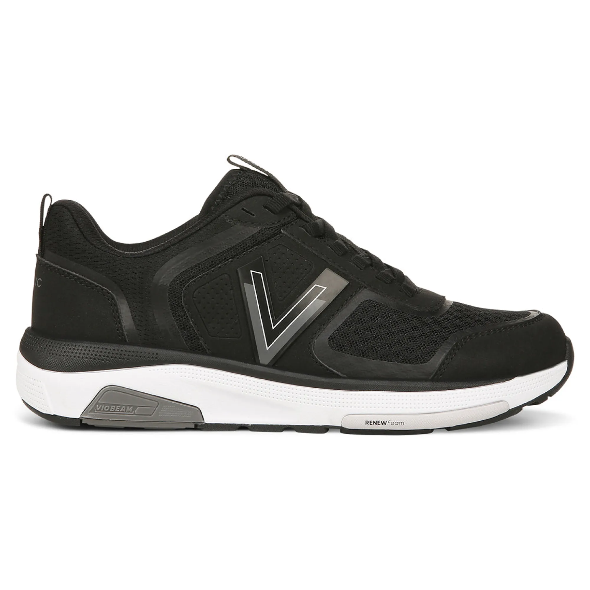 Store Vionic Walk Strider Sneaker Black/Charcoal|White/Cream