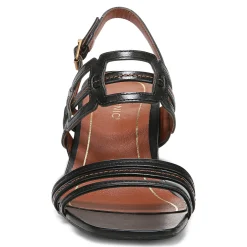 Clearance Vionic Zaphira Heeled Sandal Tan|Black|Cream