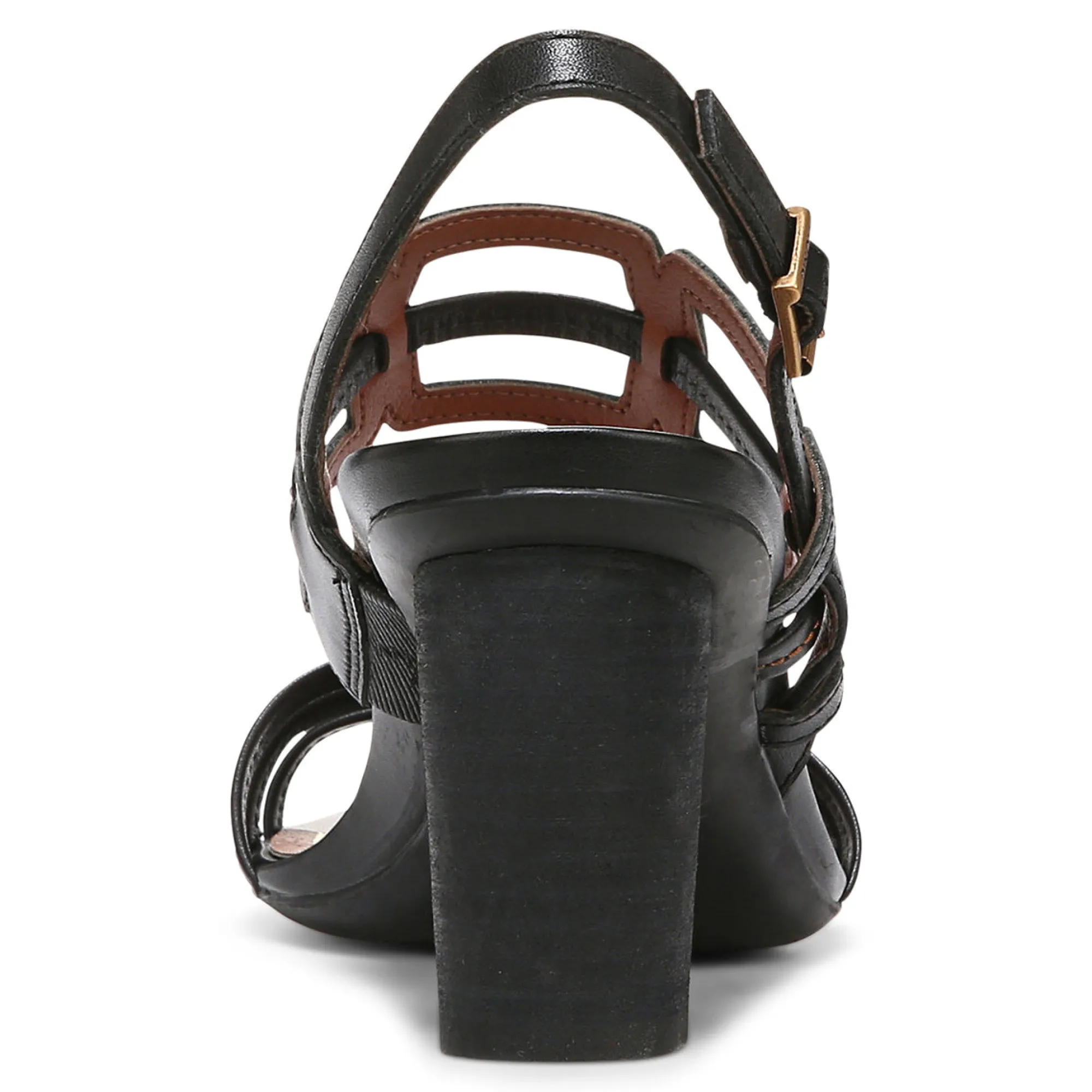 Clearance Vionic Zaphira Heeled Sandal Tan|Black|Cream