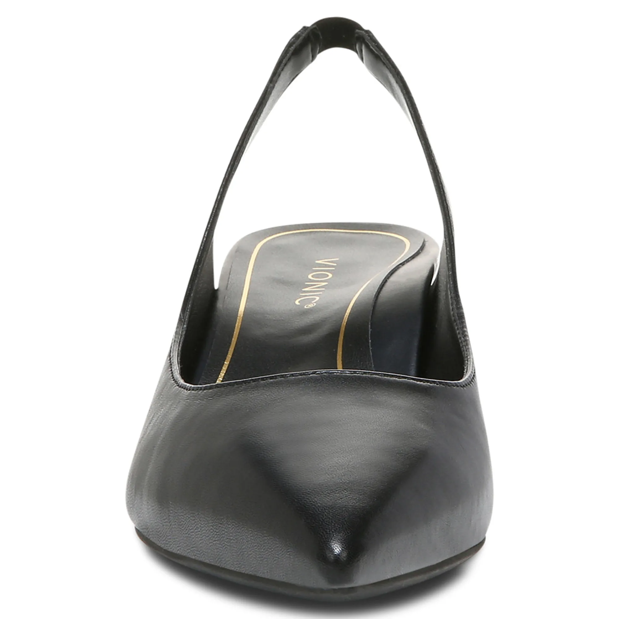 Discount Vionic Ziva Kitten Heel Black|Macaroon