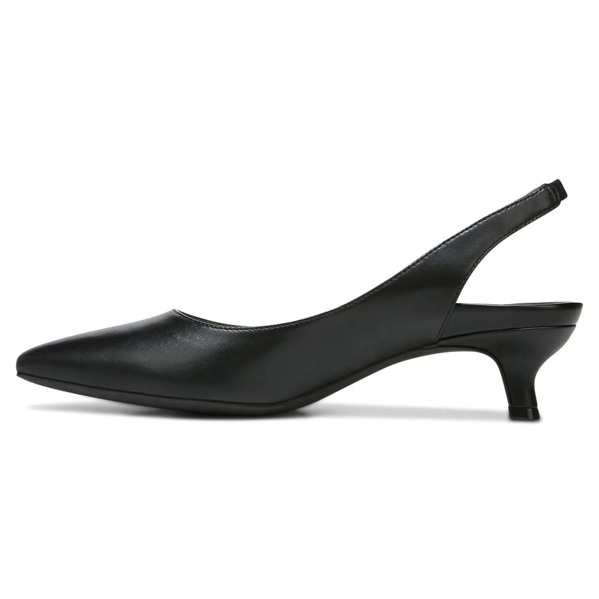 Discount Vionic Ziva Kitten Heel Black|Macaroon